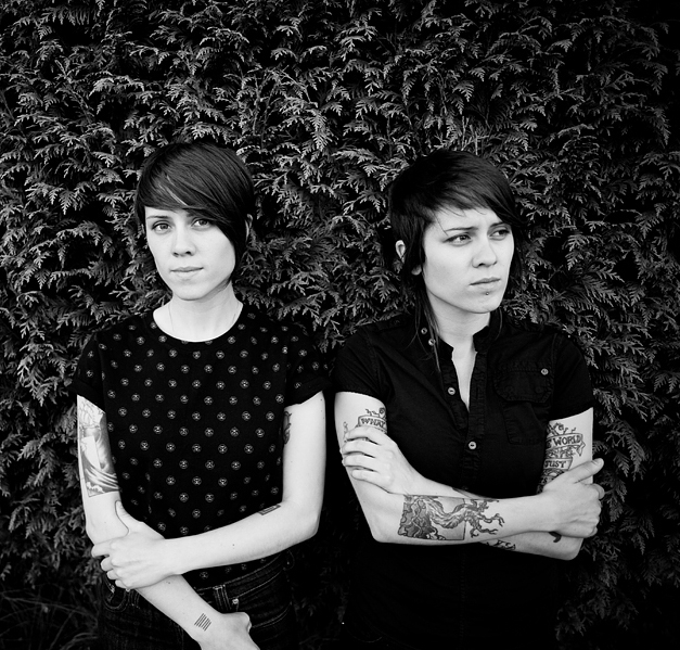 Tegan and Sara played songs