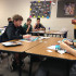 Members of JROTC learn about their fundraiser.