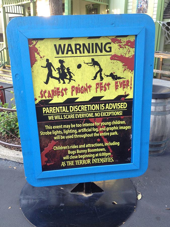 Six Flags Fright Fest Review