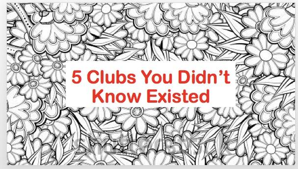 5 Clubs You Didn't Know Existed