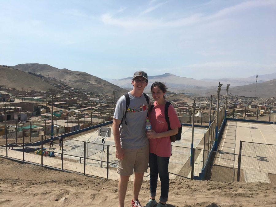 Caleb Padgett and his girlfriend in Peru.