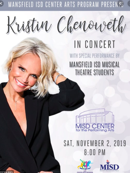 Nine MHS Students Will Perform with Kristin Chenoweth at November Concert