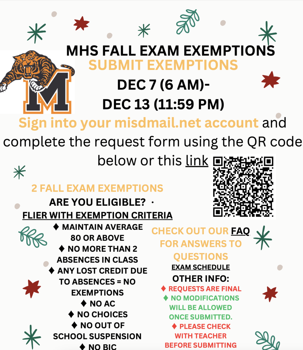 Fall Semester Exemptions Open