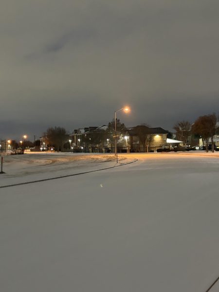 Snow filled neighborhood streets on January 25th.
